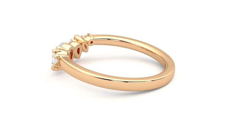 Taylor & Hart Diadem Wedding Ring 360 degree image 19