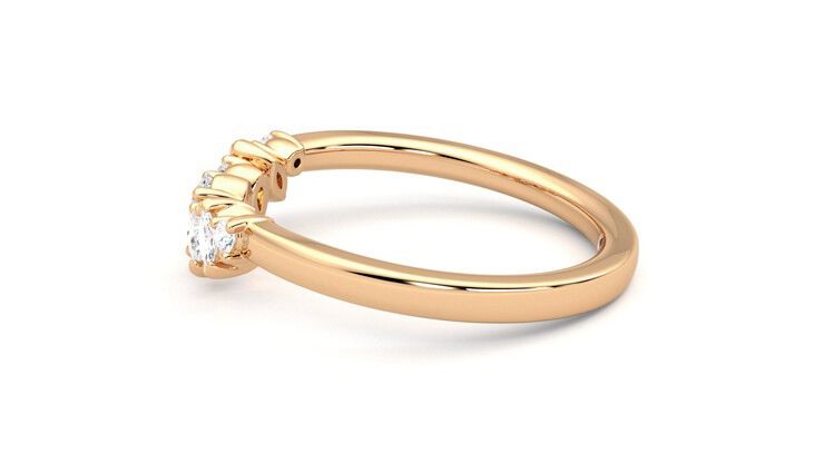 Taylor & Hart Diadem Wedding Ring 360 degree image 20