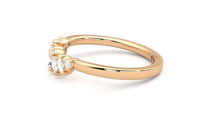 Taylor & Hart Diadem Wedding Ring 360 degree image 21