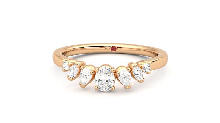 Taylor & Hart Diadem Wedding Ring 360 degree image 28