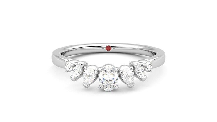 Taylor & Hart Diadem Wedding Ring 360 degree image 0