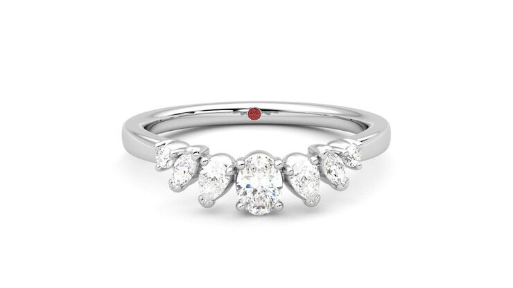 Taylor & Hart Diadem Wedding Ring 360 degree image 1