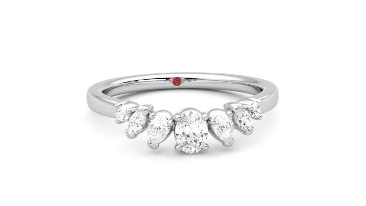 Taylor & Hart Diadem Wedding Ring 360 degree image 2