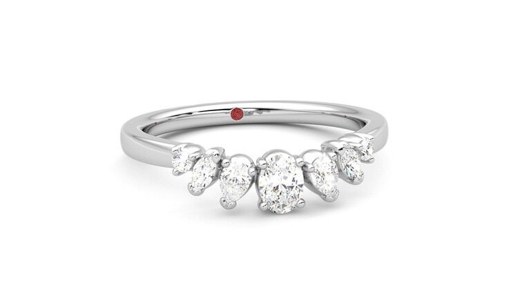 Taylor & Hart Diadem Wedding Ring 360 degree image 3