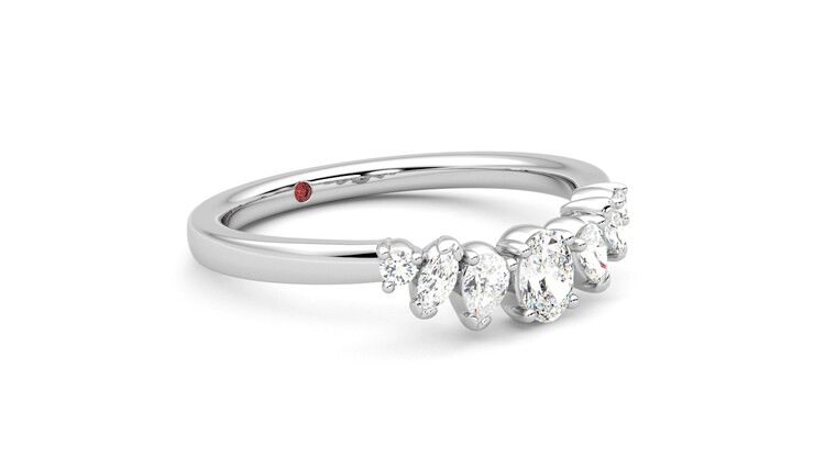 Taylor & Hart Diadem Wedding Ring 360 degree image 6