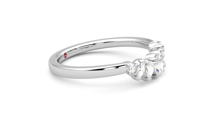 Taylor & Hart Diadem Wedding Ring 360 degree image 8