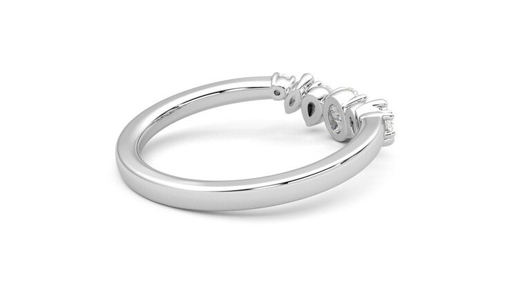 Taylor & Hart Diadem Wedding Ring 360 degree image 12