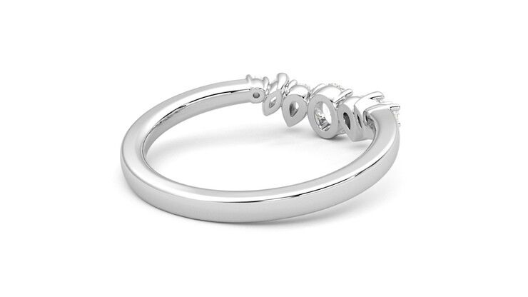 Taylor & Hart Diadem Wedding Ring 360 degree image 13