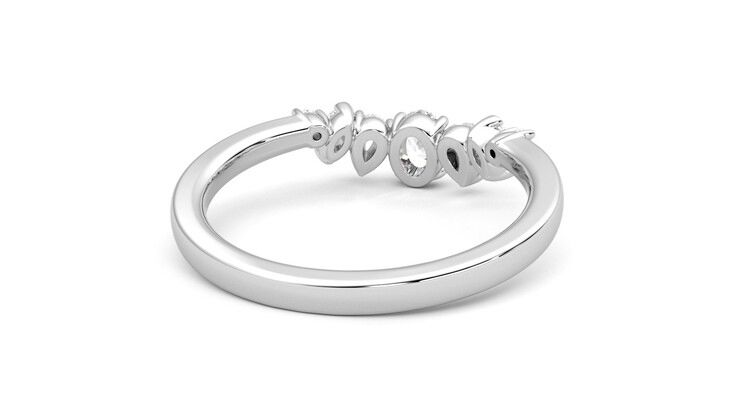 Taylor & Hart Diadem Wedding Ring 360 degree image 14