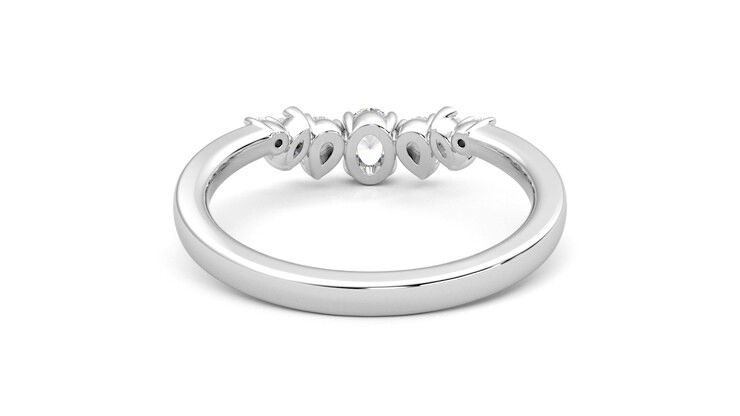 Taylor & Hart Diadem Wedding Ring 360 degree image 15