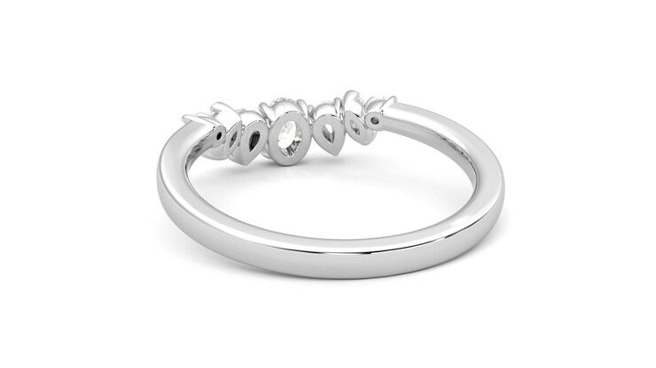 Taylor & Hart Diadem Wedding Ring 360 degree image 16