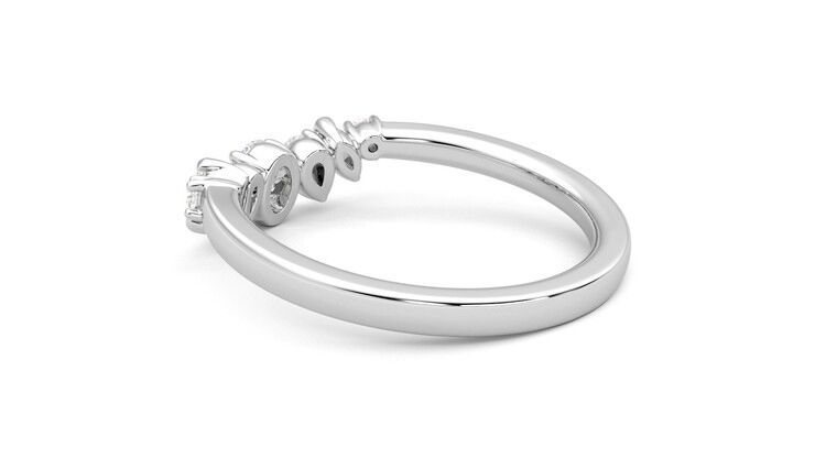 Taylor & Hart Diadem Wedding Ring 360 degree image 18