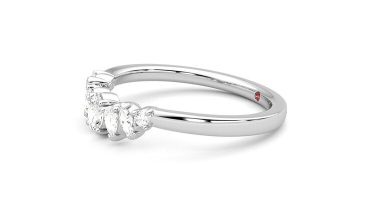 Taylor & Hart Diadem Wedding Ring 360 degree image 22