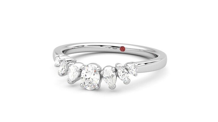 Taylor & Hart Diadem Wedding Ring 360 degree image 26