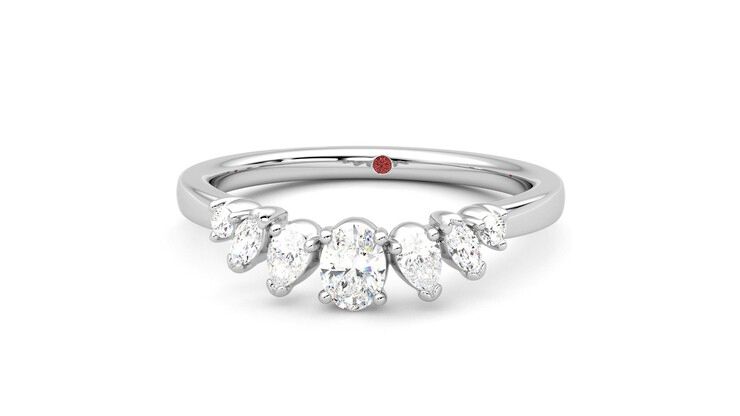 Taylor & Hart Diadem Wedding Ring 360 degree image 28