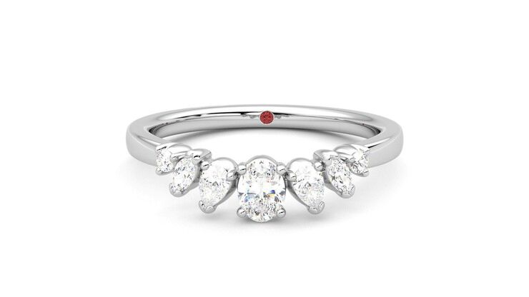 Taylor & Hart Diadem Wedding Ring 360 degree image 29