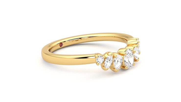 Taylor & Hart Diadem Wedding Ring 360 degree image 7