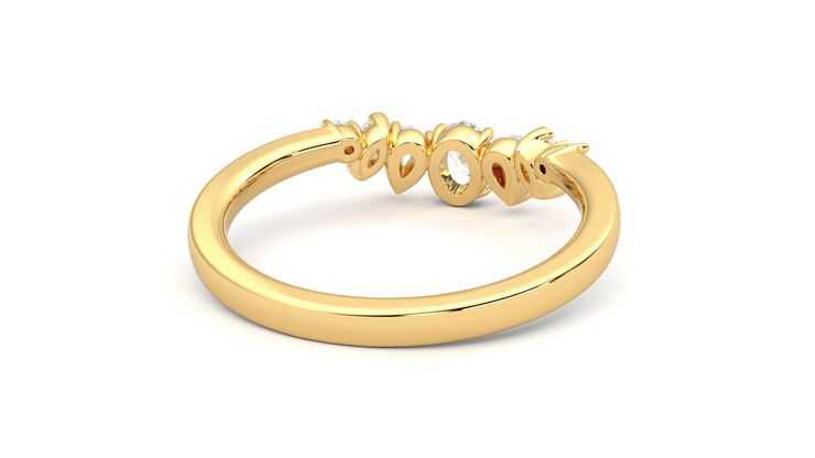 Taylor & Hart Diadem Wedding Ring 360 degree image 14