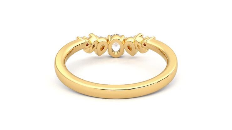 Taylor & Hart Diadem Wedding Ring 360 degree image 15