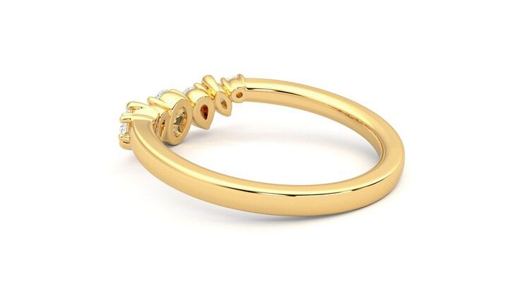 Taylor & Hart Diadem Wedding Ring 360 degree image 18
