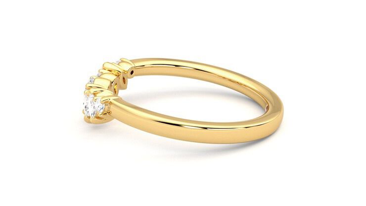 Taylor & Hart Diadem Wedding Ring 360 degree image 20