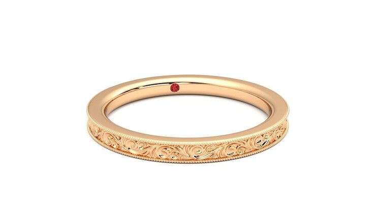 Taylor & Hart Ebrose Wedding Ring 360 degree image 3