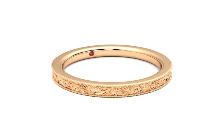 Taylor & Hart Ebrose Wedding Ring 360 degree image 5