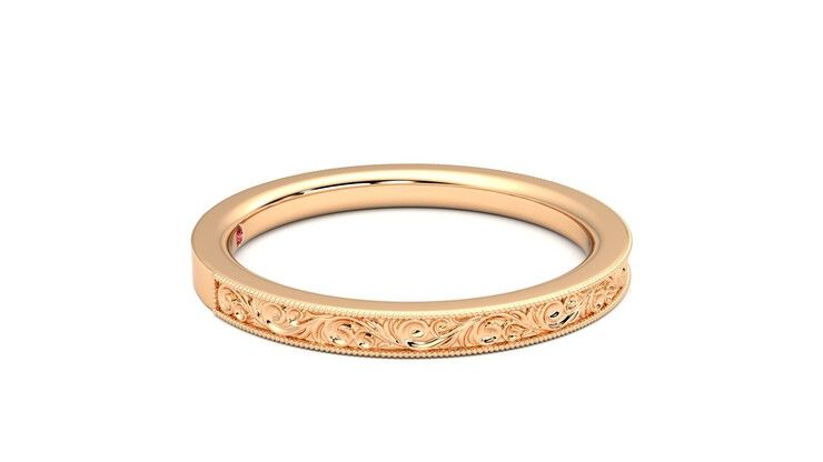 Taylor & Hart Ebrose Wedding Ring 360 degree image 9