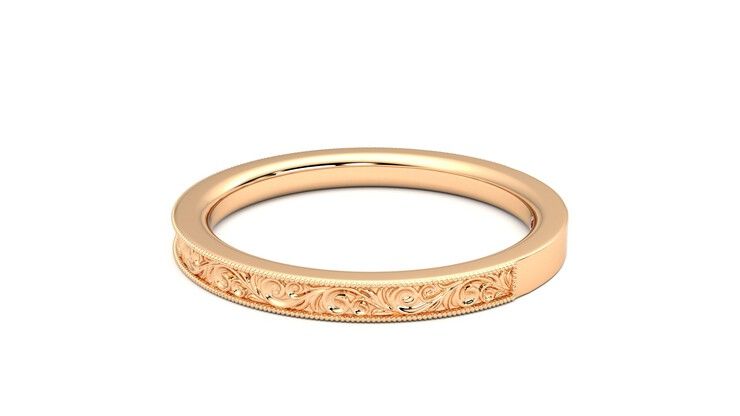 Taylor & Hart Ebrose Wedding Ring 360 degree image 20