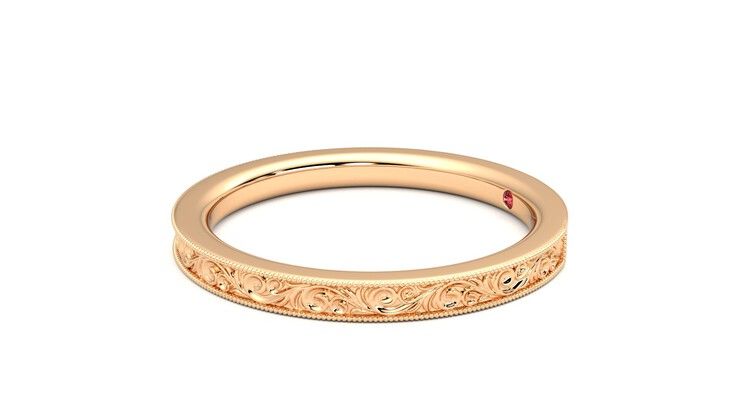 Taylor & Hart Ebrose Wedding Ring 360 degree image 22