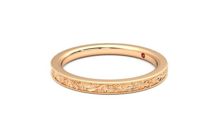 Taylor & Hart Ebrose Wedding Ring 360 degree image 23
