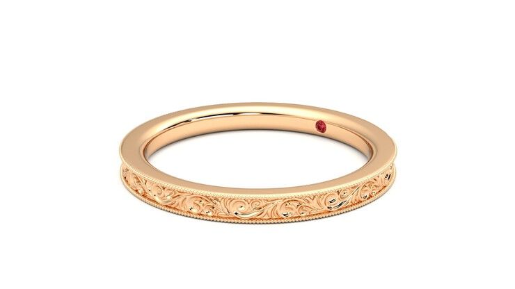 Taylor & Hart Ebrose Wedding Ring 360 degree image 24