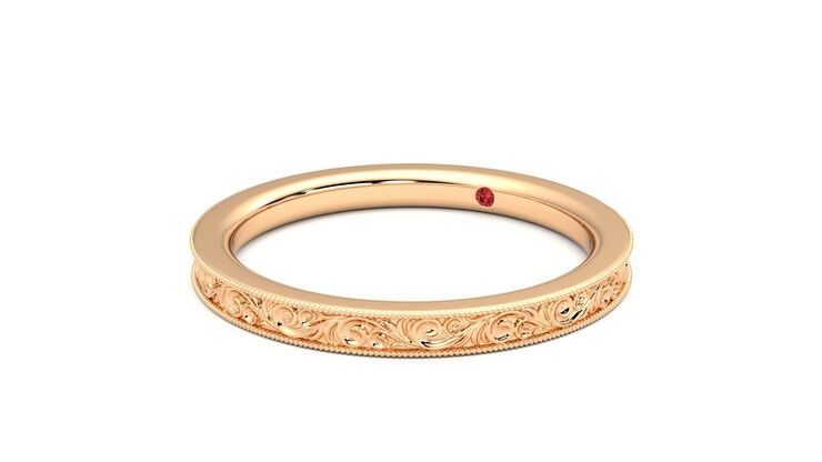 Taylor & Hart Ebrose Wedding Ring 360 degree image 25