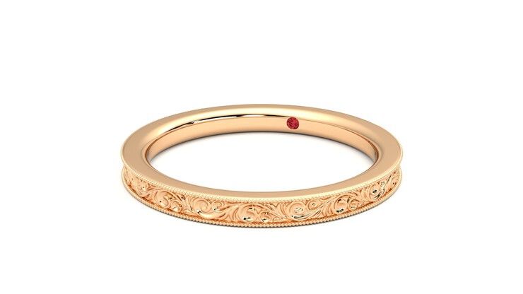 Taylor & Hart Ebrose Wedding Ring 360 degree image 26