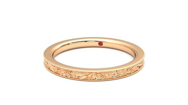 Taylor & Hart Ebrose Wedding Ring 360 degree image 27