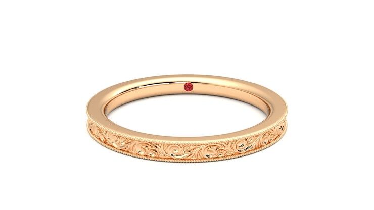 Taylor & Hart Ebrose Wedding Ring 360 degree image 29