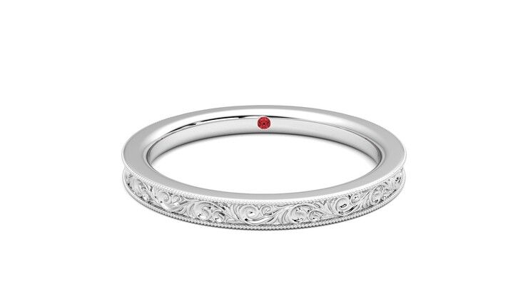 Taylor & Hart Ebrose Wedding Ring 360 degree image 0