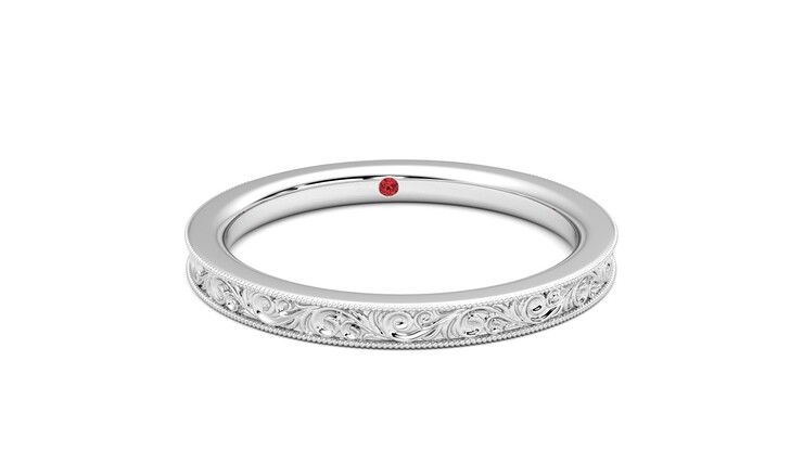 Taylor & Hart Ebrose Wedding Ring 360 degree image 2