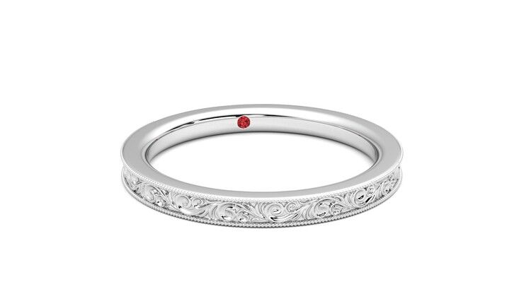 Taylor & Hart Ebrose Wedding Ring 360 degree image 3