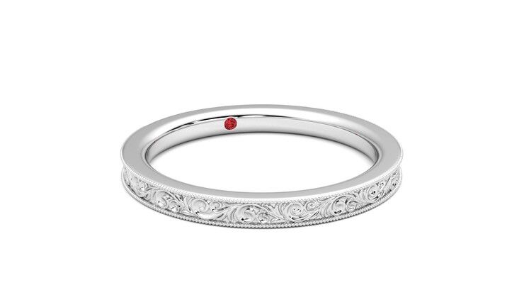 Taylor & Hart Ebrose Wedding Ring 360 degree image 4