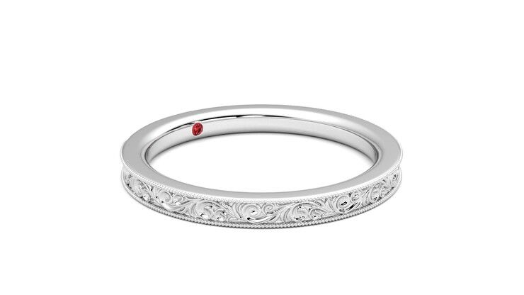 Taylor & Hart Ebrose Wedding Ring 360 degree image 6