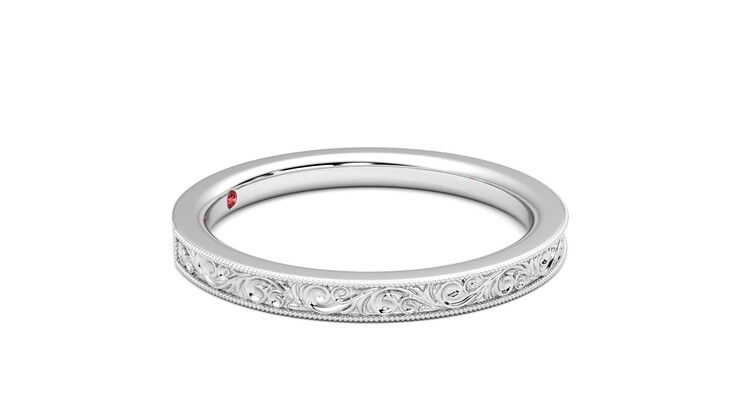 Taylor & Hart Ebrose Wedding Ring 360 degree image 8