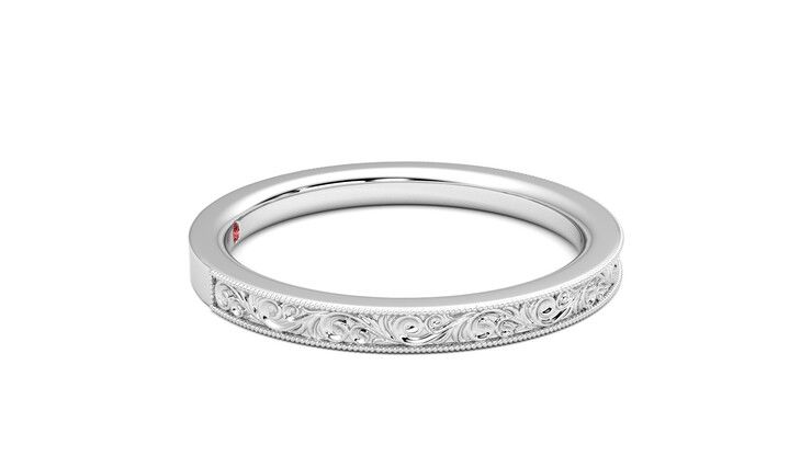 Taylor & Hart Ebrose Wedding Ring 360 degree image 9