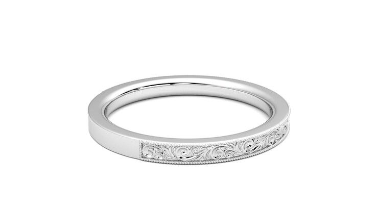 Taylor & Hart Ebrose Wedding Ring 360 degree image 11
