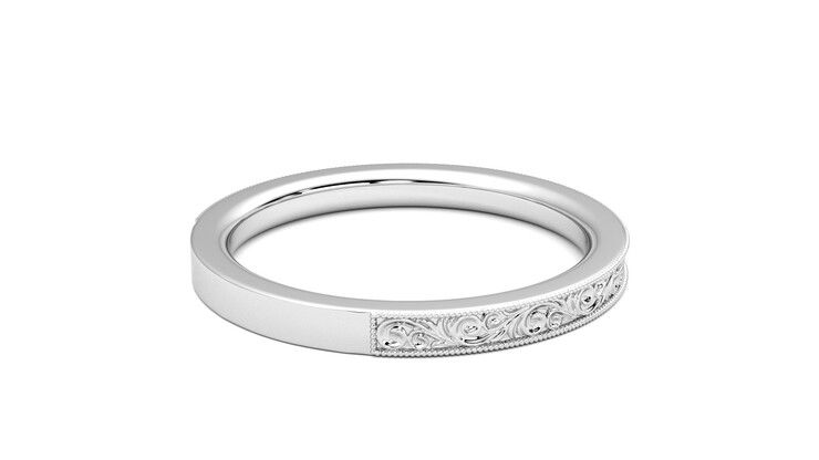 Taylor & Hart Ebrose Wedding Ring 360 degree image 12
