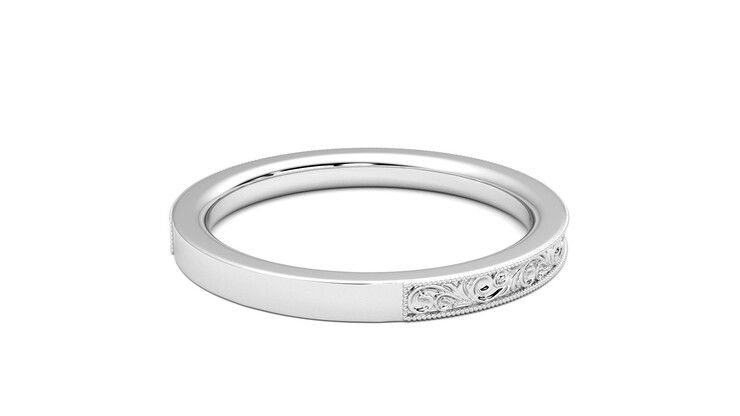 Taylor & Hart Ebrose Wedding Ring 360 degree image 13