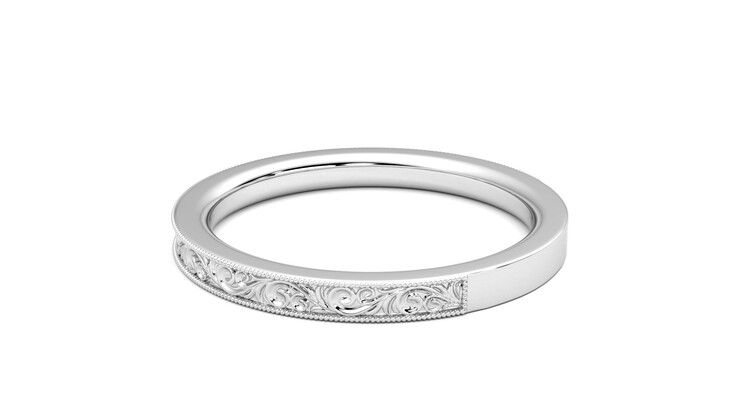 Taylor & Hart Ebrose Wedding Ring 360 degree image 19