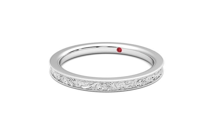 Taylor & Hart Ebrose Wedding Ring 360 degree image 26