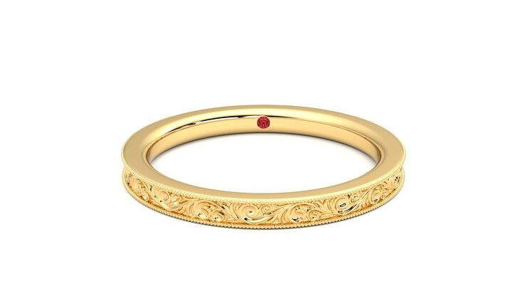 Taylor & Hart Ebrose Wedding Ring 360 degree image 0