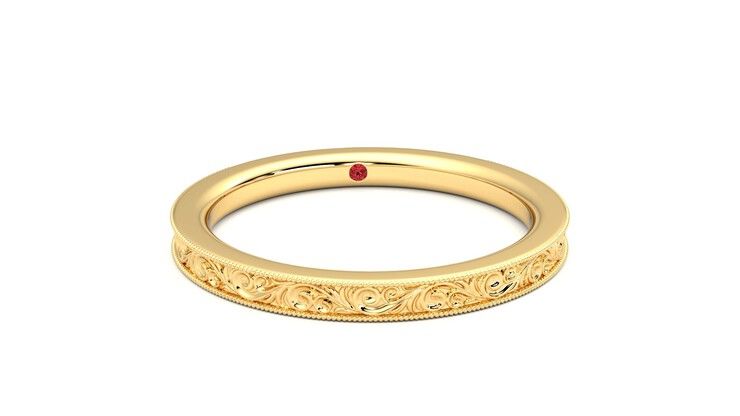 Taylor & Hart Ebrose Wedding Ring 360 degree image 2